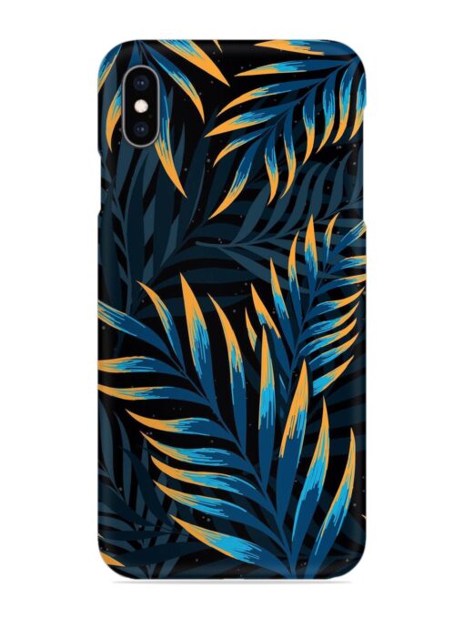 Abstract Leaf Art Snap Case for Apple Iphone Xs Max Zapvi