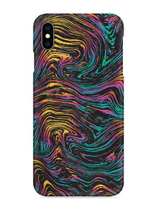 Abstract Liquid Colors Snap Case for Apple Iphone Xs Max Zapvi