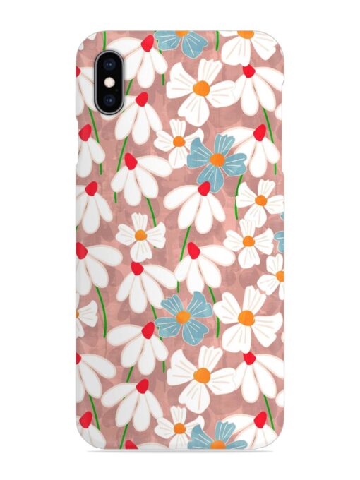 Abstract Petal Flowers Snap Case for Apple Iphone Xs Max Zapvi