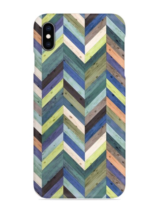 Chevron Random Color Snap Case for Apple Iphone Xs Max Zapvi