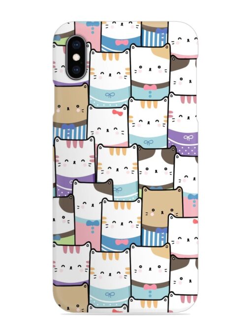 Cute Adorable Cat Snap Case for Apple Iphone Xs Max Zapvi