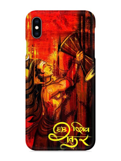 Illustration Lord Shiva Snap Case for Apple Iphone Xs Max Zapvi