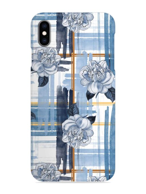 Watercolor Pattern Rose Snap Case for Apple Iphone Xs Max Zapvi