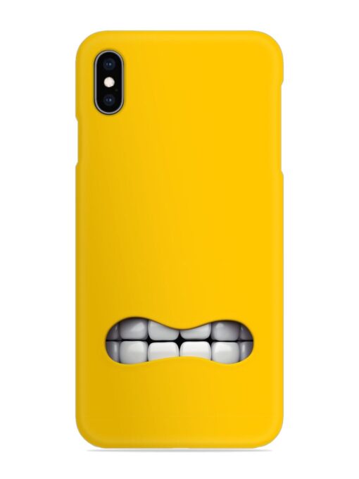 Mouth Character On Snap Case for Apple Iphone Xs Max Zapvi