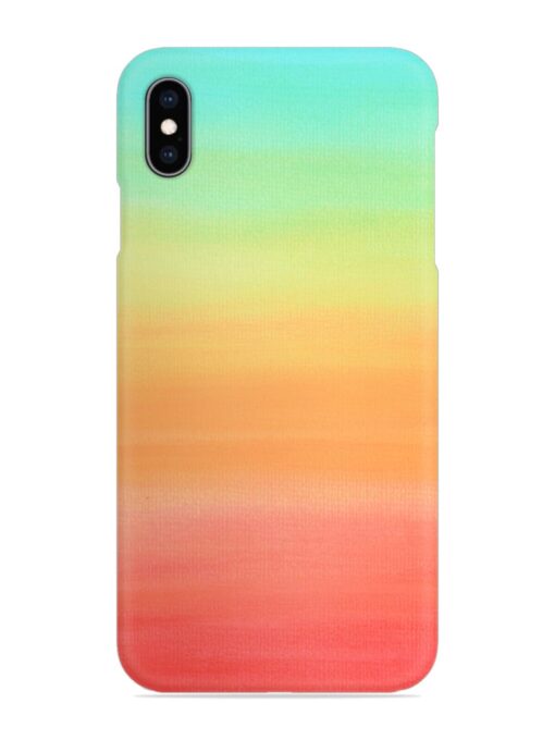 Background Sky Watercolor Snap Case for Apple Iphone Xs Max Zapvi