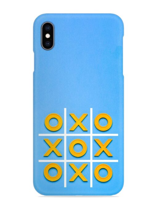 Yellow Plastic Crosses Snap Case for Apple Iphone Xs Max Zapvi