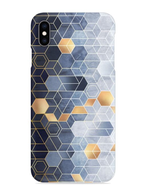 Geometric Abstraction Hexagons Snap Case for Apple Iphone Xs Max Zapvi