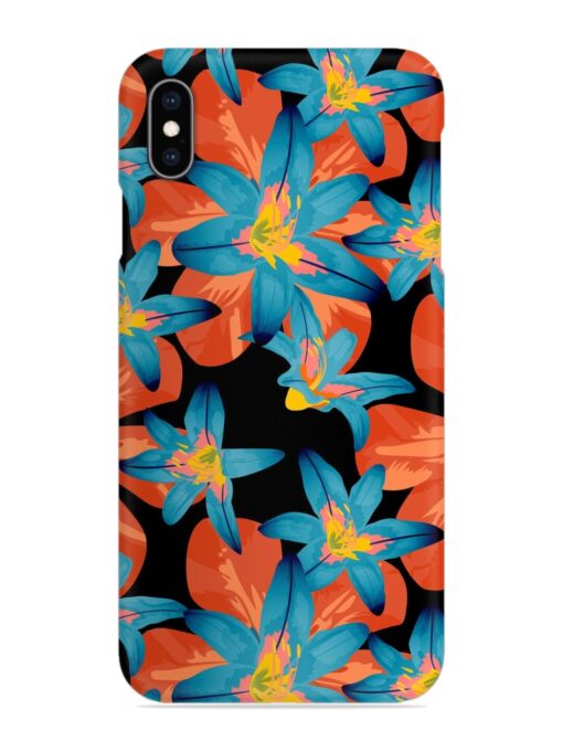 Philippine Flowers Seamless Snap Case for Apple Iphone Xs Max Zapvi