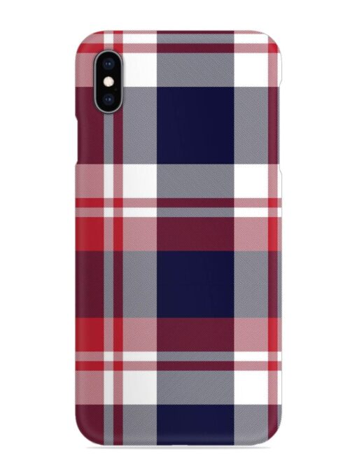 Classic Plaid Tartan Snap Case for Apple Iphone Xs Max Zapvi