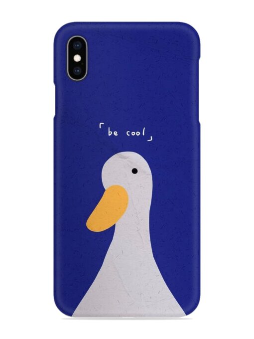 Be Cool Duck Snap Case for Apple Iphone Xs Max Zapvi