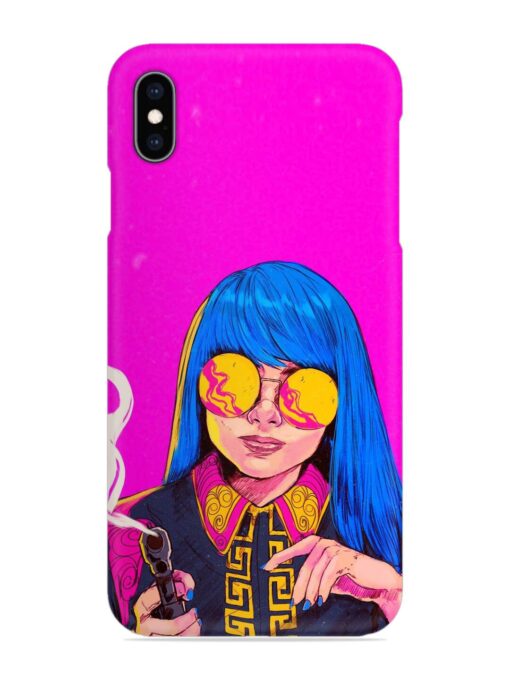 Aesthetic Anime Girl Snap Case for Apple Iphone Xs Max Zapvi