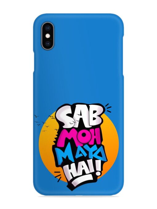 Sab Moh Moya Snap Case for Apple Iphone Xs Max Zapvi