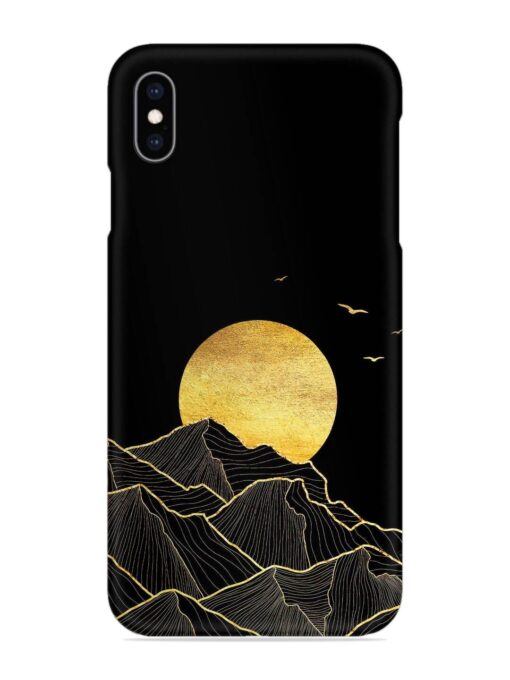 Golden Sunrise Snap Case for Apple Iphone Xs Max Zapvi