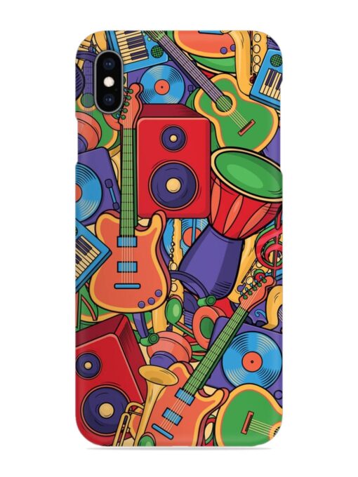 Colorful Music Art Snap Case for Apple Iphone Xs Max Zapvi