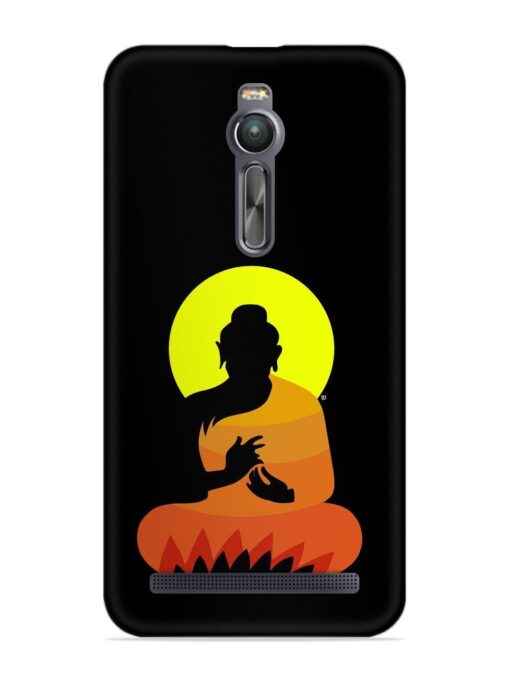 Buddha Art Black Snap Case for Asus Zenfone 2 Zapvi