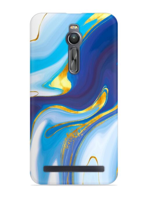 Watercolor Background With Golden Foil Snap Case for Asus Zenfone 2 Zapvi