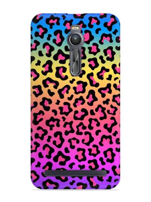 Neon Rainbow Colored Snap Case for Asus Zenfone 2 Zapvi