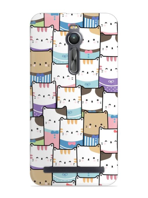 Cute Adorable Cat Snap Case for Asus Zenfone 2 Zapvi