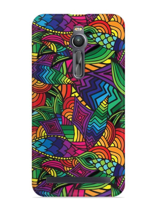 Abstract Multicolor Seamless Snap Case for Asus Zenfone 2 Zapvi