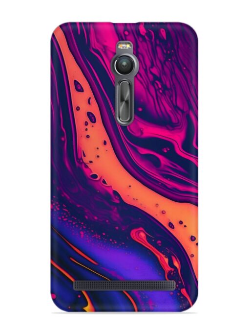 Fluid Blue Pink Art Snap Case for Asus Zenfone 2 Zapvi