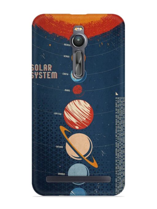 Solar System Vector Snap Case for Asus Zenfone 2 Zapvi