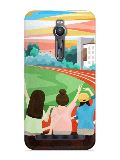 School Playground Snap Case for Asus Zenfone 2 Zapvi