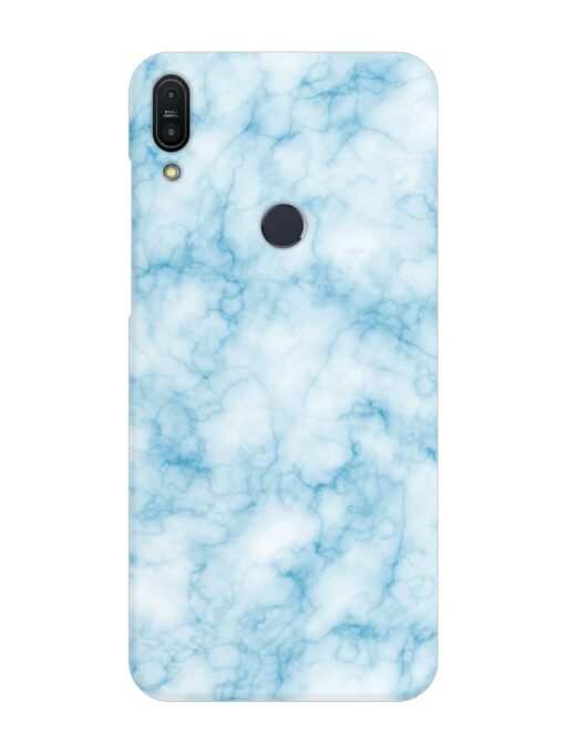 Blue White Natural Marble Snap Case for Asus Zenfone Max Pro M1 Zb601Kl Zapvi