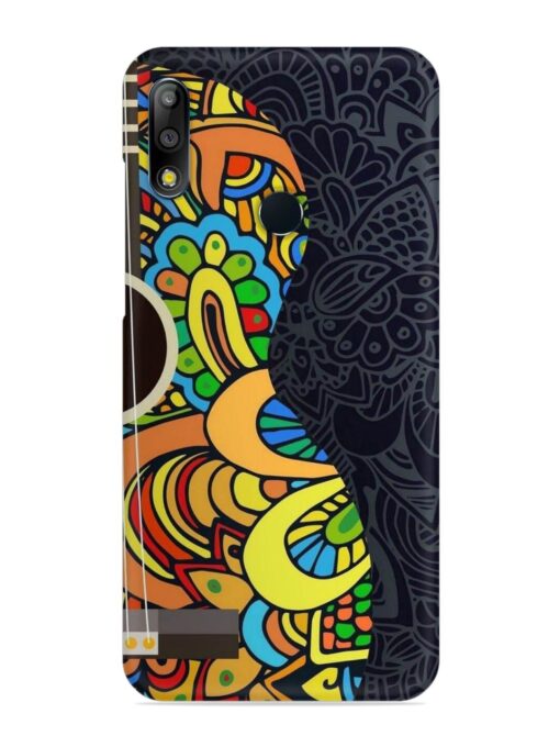 Guitar Vector Art Snap Case for Asus Zenfone Max Pro M2 Zapvi