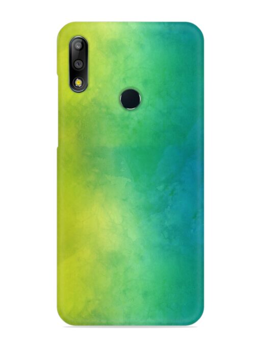 Yellow Green Gradient Snap Case for Asus Zenfone Max Pro M2 Zapvi