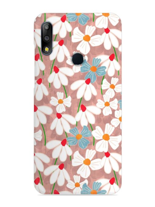 Abstract Petal Flowers Snap Case for Asus Zenfone Max Pro M2 Zapvi