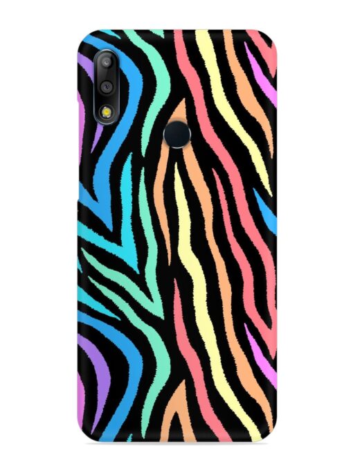 Colorful Abstract Zebra Snap Case for Asus Zenfone Max Pro M2 Zapvi