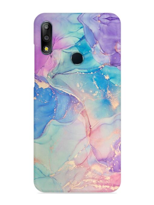 Alcohol Ink Colors Snap Case for Asus Zenfone Max Pro M2 Zapvi