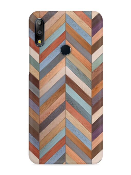 Seamless Wood Parquet Snap Case for Asus Zenfone Max Pro M2 Zapvi