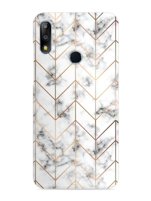 Vector Marble Texture Snap Case for Asus Zenfone Max Pro M2 Zapvi