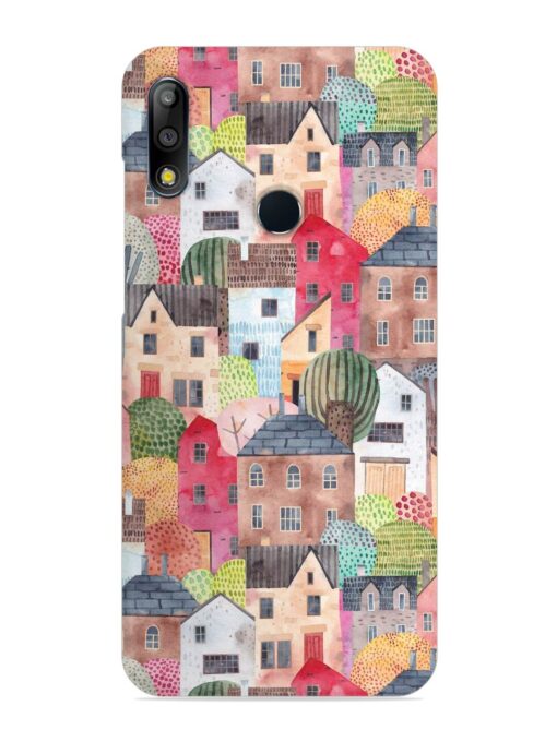 Abstract Seamless Pattern Snap Case for Asus Zenfone Max Pro M2 Zapvi