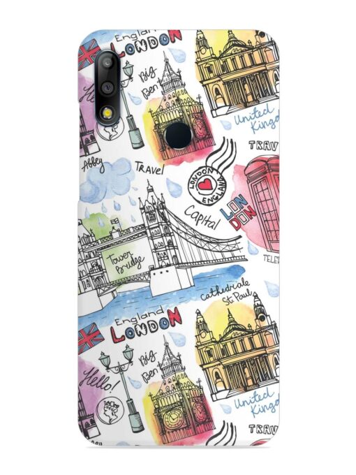 Vector London Landmark Snap Case for Asus Zenfone Max Pro M2 Zapvi