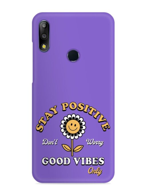 Retro Positive Flower Snap Case for Asus Zenfone Max Pro M2 Zapvi