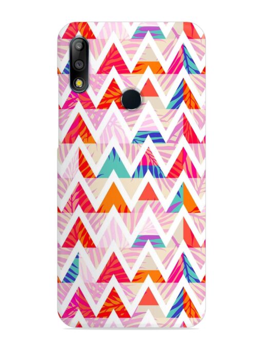 Abstract Triangle Background Snap Case for Asus Zenfone Max Pro M2 Zapvi