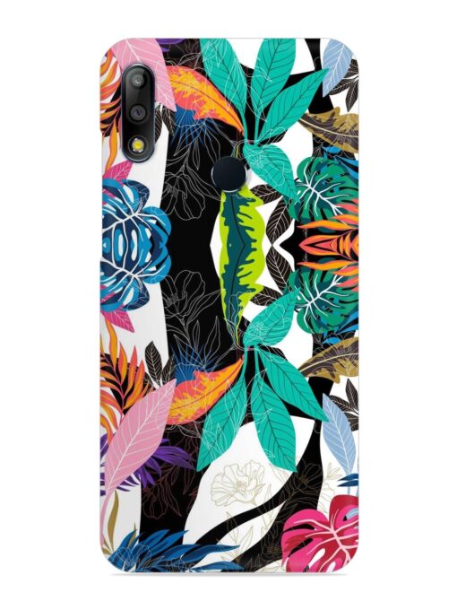 Floral Pattern Bright Snap Case for Asus Zenfone Max Pro M2 Zapvi