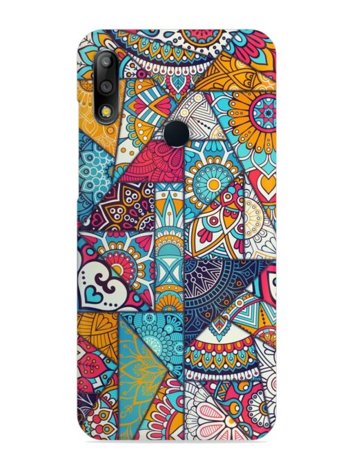 Patchwork Pattern Vintage Snap Case for Asus Zenfone Max Pro M2 Zapvi