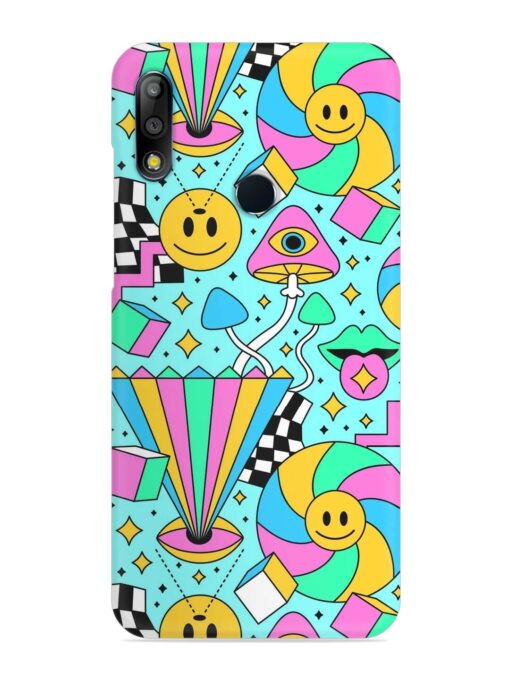 Trippy Rainbow 60S Snap Case for Asus Zenfone Max Pro M2 Zapvi