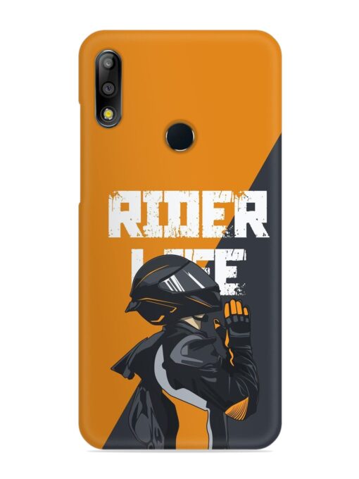 Rider Life Snap Case for Asus Zenfone Max Pro M2 Zapvi