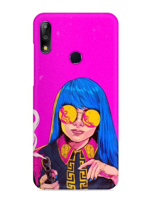 Aesthetic Anime Girl Snap Case for Asus Zenfone Max Pro M2 Zapvi