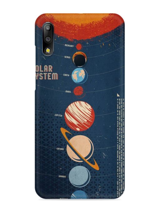 Solar System Vector Snap Case for Asus Zenfone Max Pro M2 Zapvi