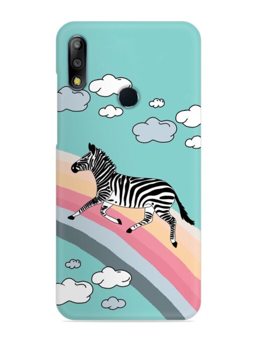 Running Zebra Snap Case for Asus Zenfone Max Pro M2 Zapvi