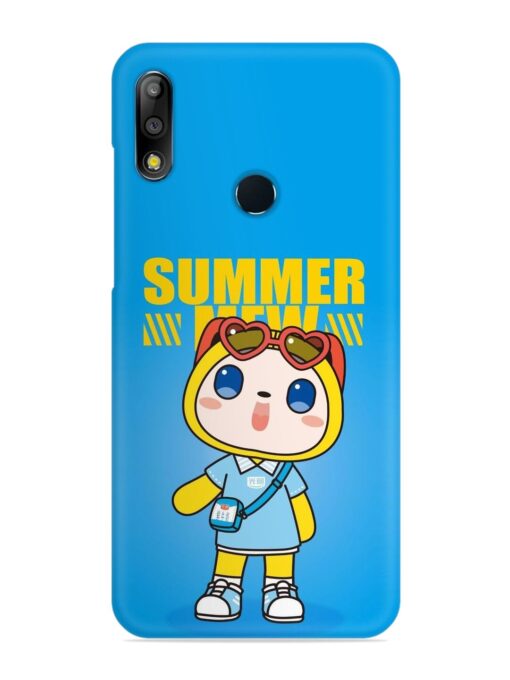 Summer Mew Cartoon Snap Case for Asus Zenfone Max Pro M2 Zapvi