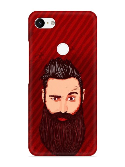 Beardo Man Snap Case for Google Pixel 3 Xl Zapvi