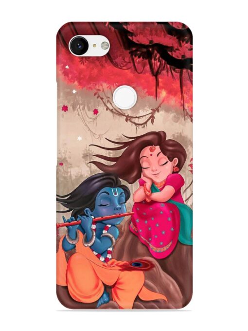 Radhe Krishna Water Art Snap Case for Google Pixel 3 Xl Zapvi