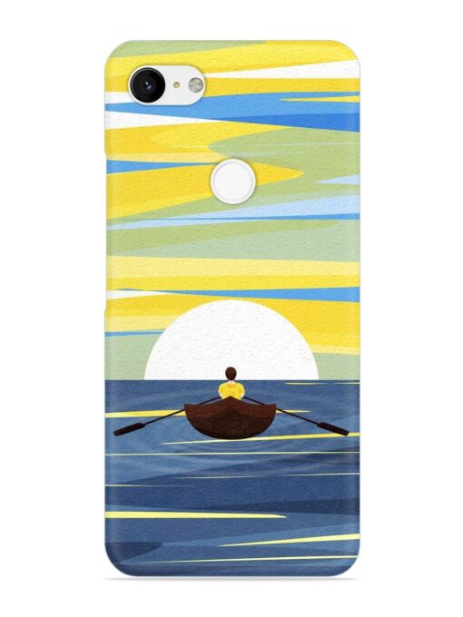 Rowing Person Ferry Paddle Snap Case for Google Pixel 3 Xl Zapvi