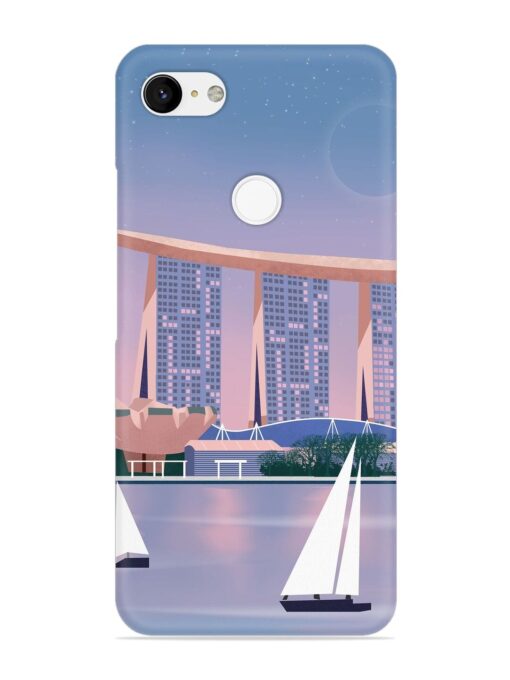 Singapore Scenery Architecture Snap Case for Google Pixel 3 Xl Zapvi